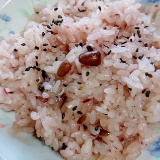 簡単♪炊飯器でお赤飯